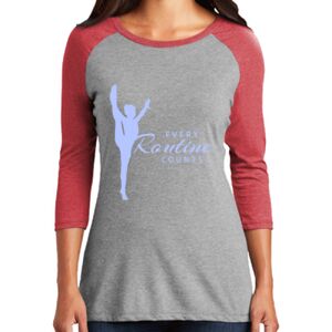 TriBlend Women's 3/4 Raglan Tee Thumbnail