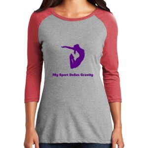 TriBlend Women's 3/4 Raglan Tee Thumbnail