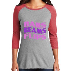 TriBlend Women's 3/4 Raglan Tee Thumbnail