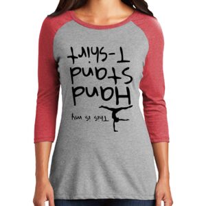 TriBlend Women's 3/4 Raglan Tee Thumbnail
