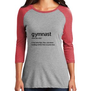 TriBlend Women's 3/4 Raglan Tee Thumbnail