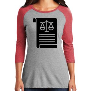 TriBlend Women's 3/4 Raglan Tee Thumbnail