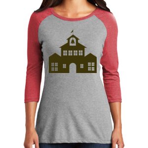 TriBlend Women's 3/4 Raglan Tee Thumbnail