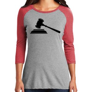TriBlend Women's 3/4 Raglan Tee Thumbnail