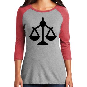 TriBlend Women's 3/4 Raglan Tee Thumbnail