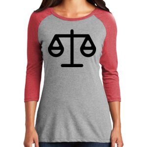 TriBlend Women's 3/4 Raglan Tee Thumbnail