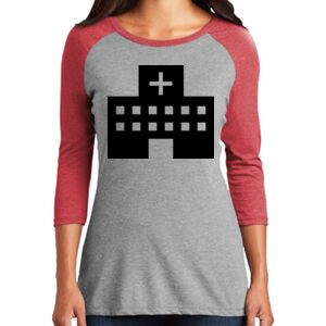 TriBlend Women's 3/4 Raglan Tee Thumbnail