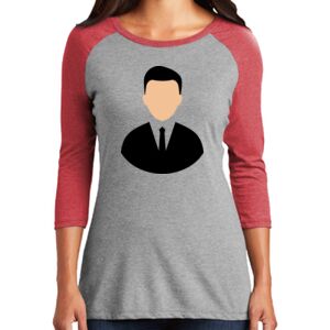 TriBlend Women's 3/4 Raglan Tee Thumbnail