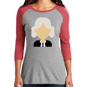 TriBlend Women's 3/4 Raglan Tee Thumbnail