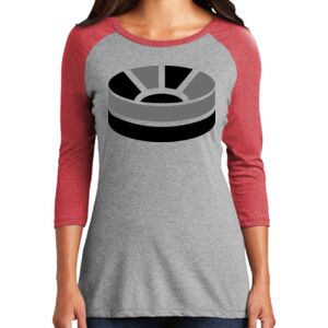 TriBlend Women's 3/4 Raglan Tee Thumbnail