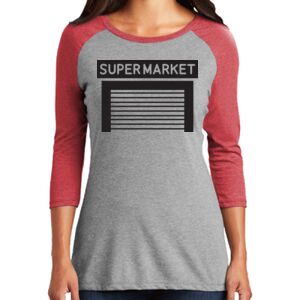 TriBlend Women's 3/4 Raglan Tee Thumbnail