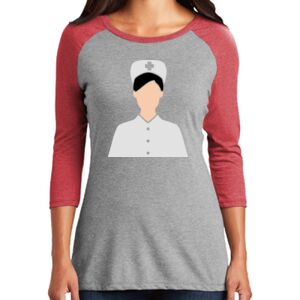 TriBlend Women's 3/4 Raglan Tee Thumbnail