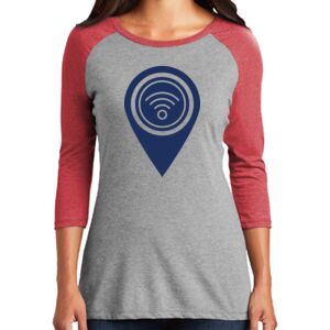 TriBlend Women's 3/4 Raglan Tee Thumbnail