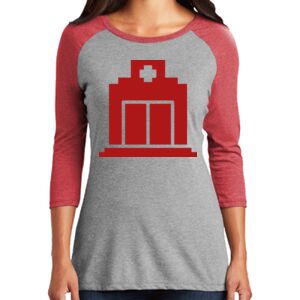 TriBlend Women's 3/4 Raglan Tee Thumbnail