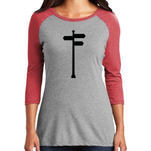 TriBlend Women's 3/4 Raglan Tee Thumbnail