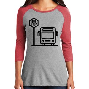 TriBlend Women's 3/4 Raglan Tee Thumbnail