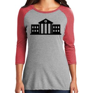 TriBlend Women's 3/4 Raglan Tee Thumbnail