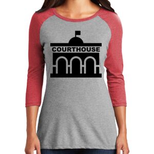 TriBlend Women's 3/4 Raglan Tee Thumbnail