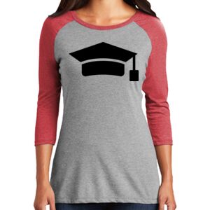 TriBlend Women's 3/4 Raglan Tee Thumbnail