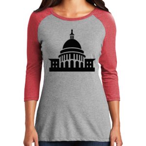 TriBlend Women's 3/4 Raglan Tee Thumbnail
