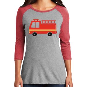 TriBlend Women's 3/4 Raglan Tee Thumbnail