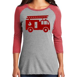 TriBlend Women's 3/4 Raglan Tee Thumbnail
