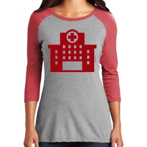 TriBlend Women's 3/4 Raglan Tee Thumbnail