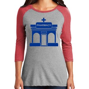 TriBlend Women's 3/4 Raglan Tee Thumbnail