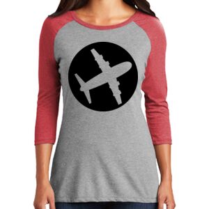 TriBlend Women's 3/4 Raglan Tee Thumbnail