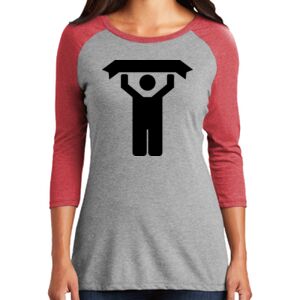 TriBlend Women's 3/4 Raglan Tee Thumbnail