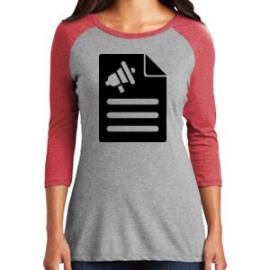 TriBlend Women's 3/4 Raglan Tee Thumbnail
