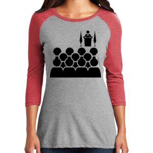 TriBlend Women's 3/4 Raglan Tee Thumbnail