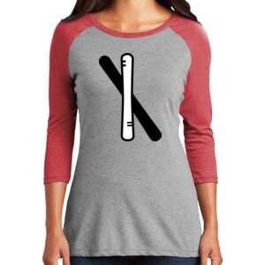 TriBlend Women's 3/4 Raglan Tee Thumbnail