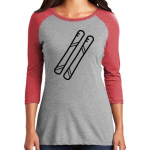 TriBlend Women's 3/4 Raglan Tee Thumbnail