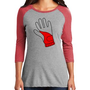 TriBlend Women's 3/4 Raglan Tee Thumbnail