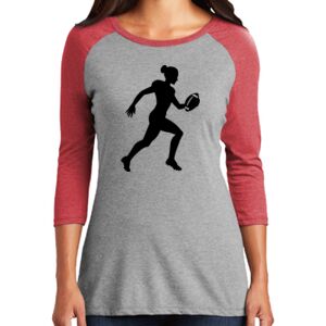 TriBlend Women's 3/4 Raglan Tee Thumbnail