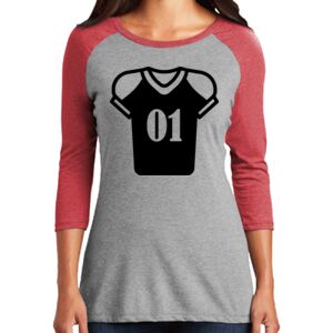 TriBlend Women's 3/4 Raglan Tee Thumbnail
