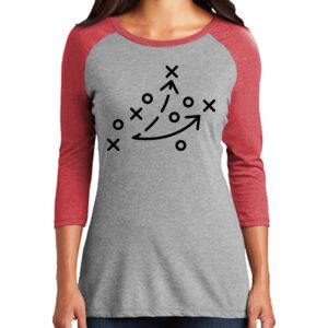 TriBlend Women's 3/4 Raglan Tee Thumbnail