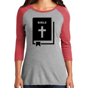 TriBlend Women's 3/4 Raglan Tee Thumbnail