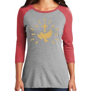 TriBlend Women's 3/4 Raglan Tee Thumbnail