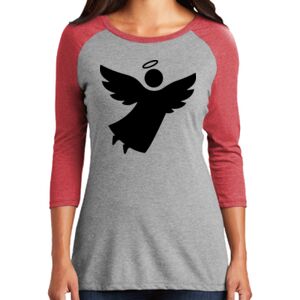 TriBlend Women's 3/4 Raglan Tee Thumbnail