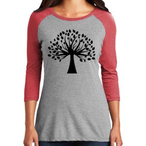 TriBlend Women's 3/4 Raglan Tee Thumbnail