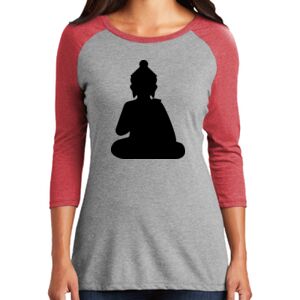TriBlend Women's 3/4 Raglan Tee Thumbnail