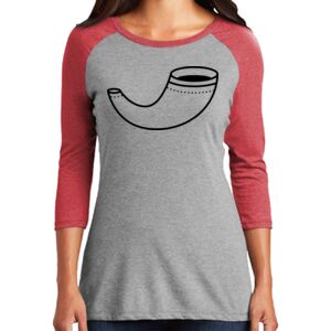 TriBlend Women's 3/4 Raglan Tee Thumbnail