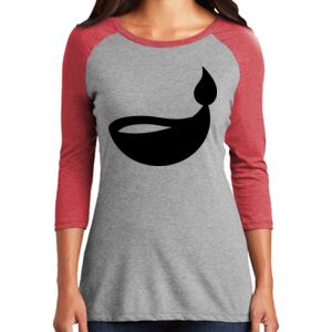 TriBlend Women's 3/4 Raglan Tee Thumbnail