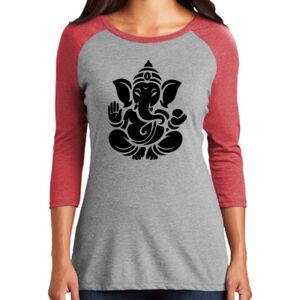 TriBlend Women's 3/4 Raglan Tee Thumbnail