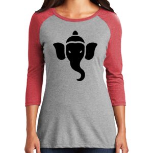 TriBlend Women's 3/4 Raglan Tee Thumbnail