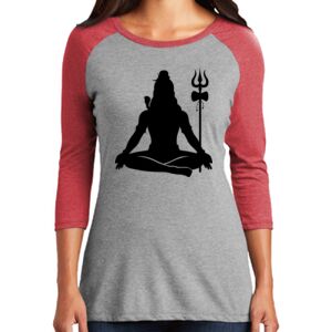 TriBlend Women's 3/4 Raglan Tee Thumbnail