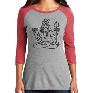 TriBlend Women's 3/4 Raglan Tee Thumbnail