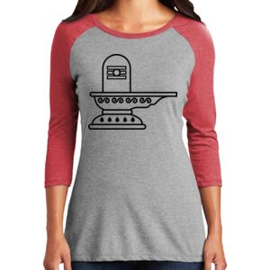 TriBlend Women's 3/4 Raglan Tee Thumbnail